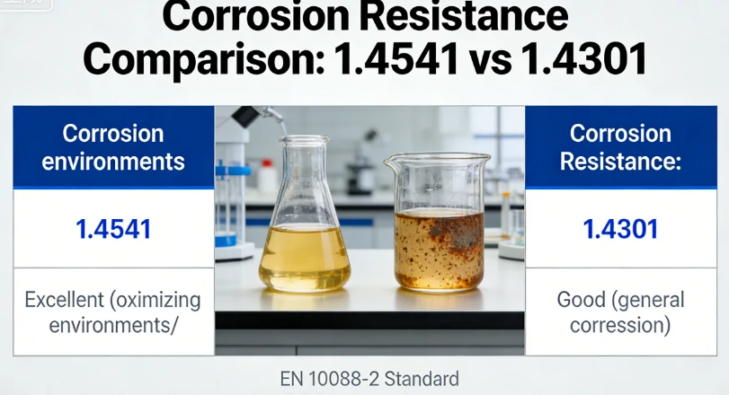 1.4301 Vs. 1.4541 Stainless Steel: Corrosion Resistance 1.4301 Vs. 1.4541 Stainless Steel: Corrosion Resistance